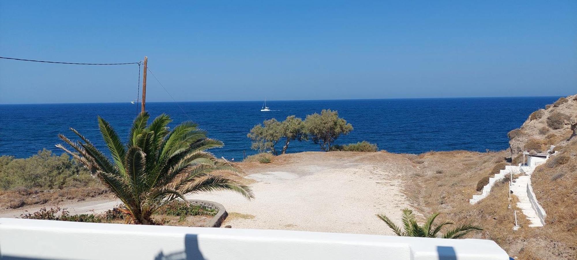 Peaceful Seafront Retreat In Santorini -Sonus Mare Beach Houses Vourvoulos Exterior photo